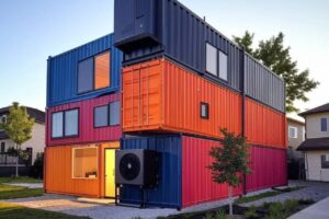 Energie pour une maison container