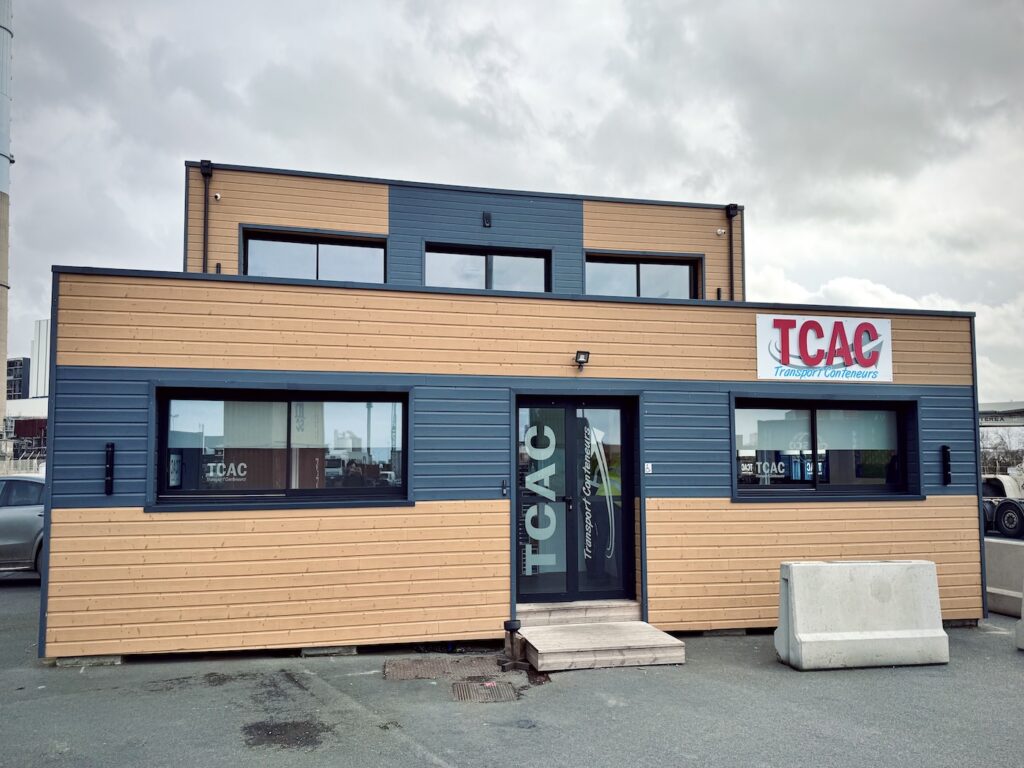 420 m² de bureaux en containers au Havre – Normandie