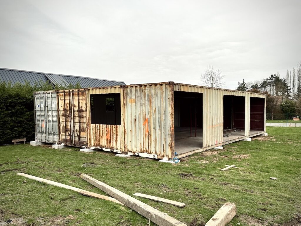 Maison container de 210 m² à Mélamare – Normandie