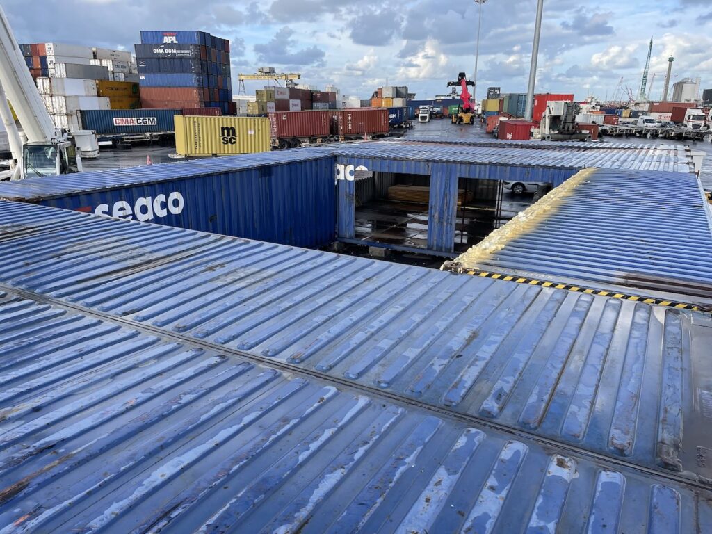420 m² de bureaux en containers au Havre – Normandie