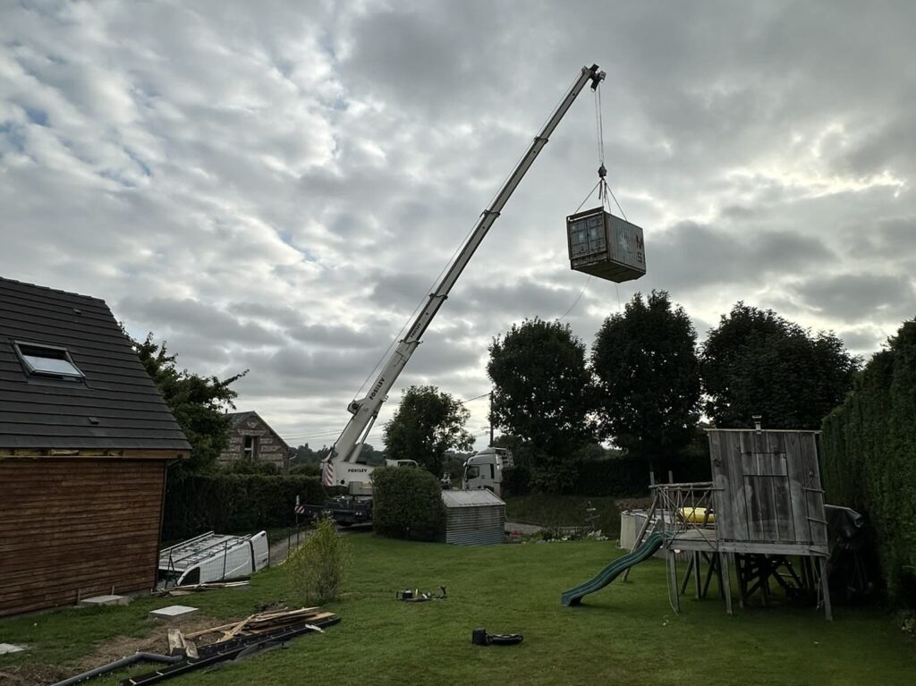 Extension de 26 m² en container à Gainneville