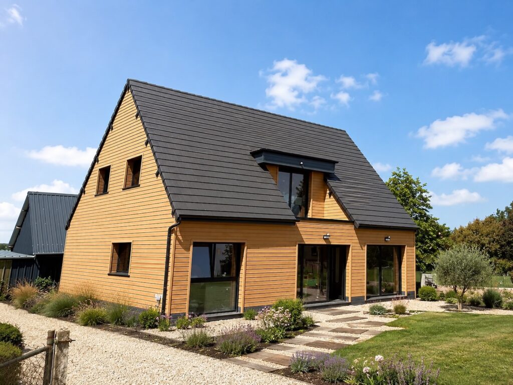 Maison container de 210 m² à Mélamare – Normandie