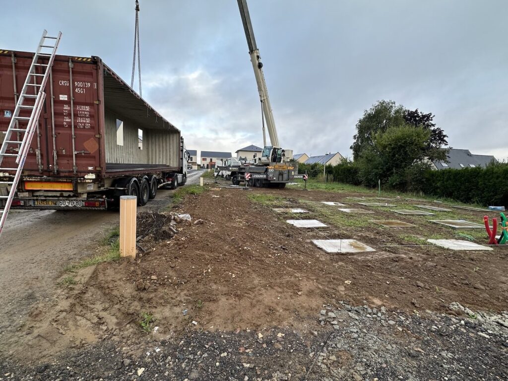Maison container de 147 m² à Ifs près de Caen
